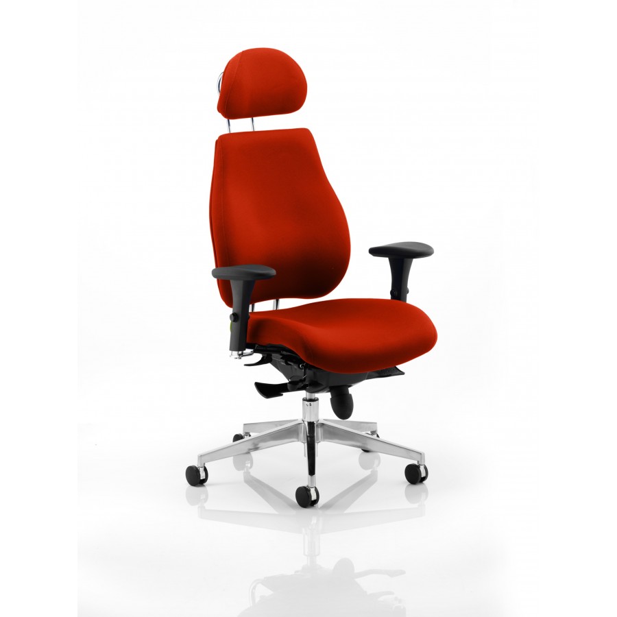 Chiro Plus Upholstered Posture Chiropractor Office Chair